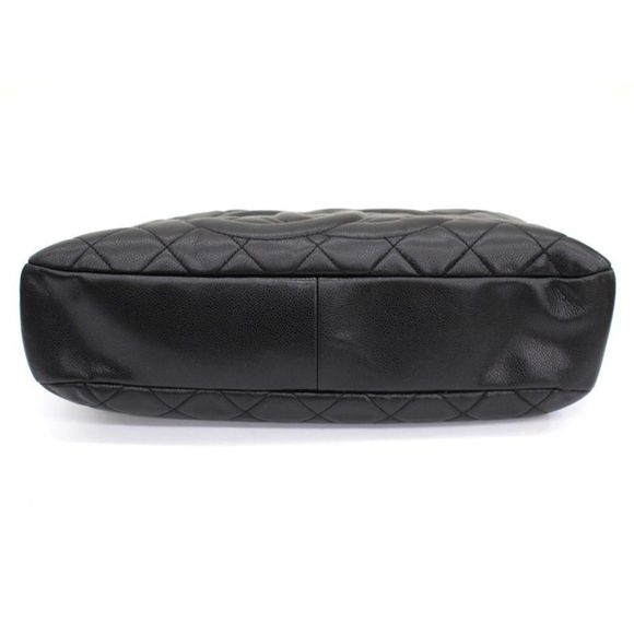 Chanel Caviar Chain Shoulder Matelasse Black Here Mark - Picture 3 of 7